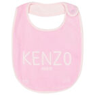 طقم هدية أفرول بنات بالشعار باللون الوردى, 2, hi-res